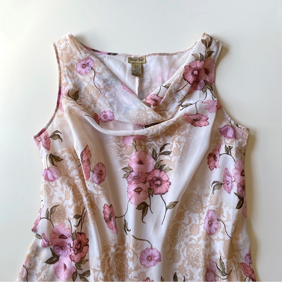 Vintage Y2K Pink Cowl Neck Maxi Dress - Picture 9 of 10